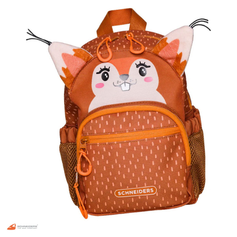 Rucsacuri urbane si sport - Rucsac pentru gradinita Schneiders Susi Squirrel, 18.5x27x11 cm, 6 l, maro