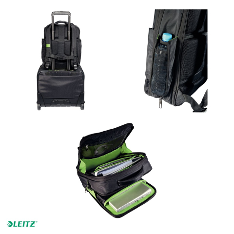 Rucsac pentru laptop Leitz Smart Traveller, 15.6 inch, 17 buzunare, 310x460x200 mm, negru [3]