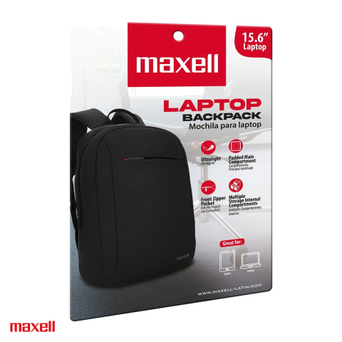 Rucsac pentru laptop Maxell, 15.6 inch, 14 litri, din poliester, negru [3]