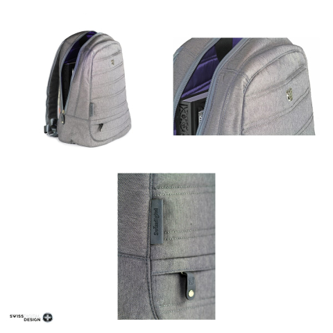 Rucsac pentru laptop Swiss Digital, 13 inch, gri [3]