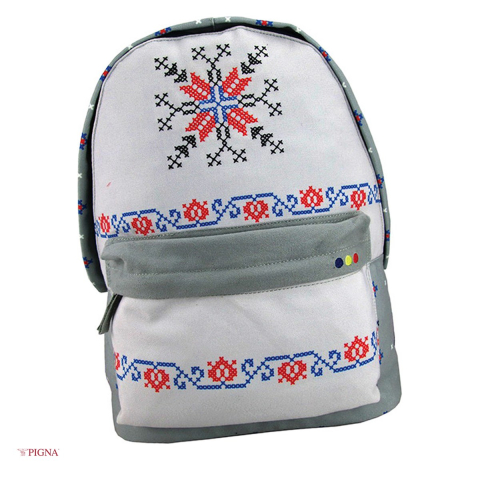 Rucsacuri urbane si sport - Rucsac Pigna Ethno pentru gimnaziu, din textil, 42x30x14 cm