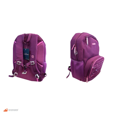 Rucsac Schneiders Ergobase Purple Hearts, 29x40x20 cm, 21 l, roz [3]