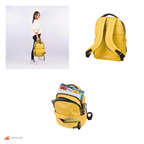 Rucsac Walker by Schneiders Alpha, 32x45x23 cm, 29 l, galben banana [3]