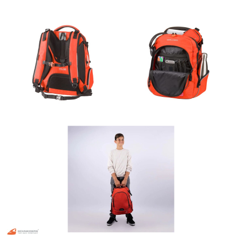 Rucsac Walker by Schneiders Campus Wizzard, 32x46x21 cm, 33 l, rosu melange [3]