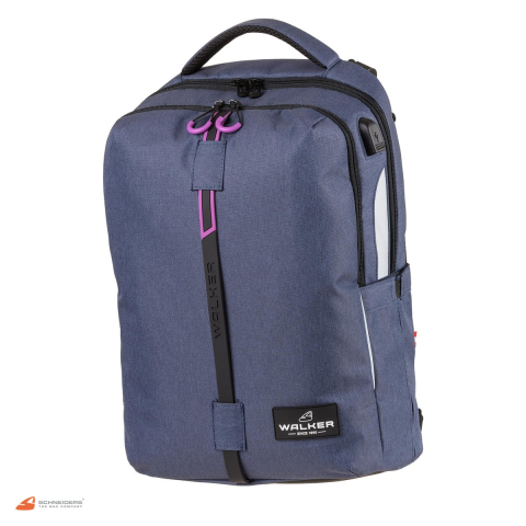 Rucsacuri - Rucsac Walker by Schneiders Elite Wizzard, 32x46x20 cm, 32 l, albastru-roz
