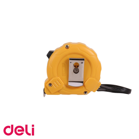 Ruleta de masurare Deli, banda otel 5m x 19mm, carcasa ABS rezistenta la socuri, pentru constructii si bricolaj [4]