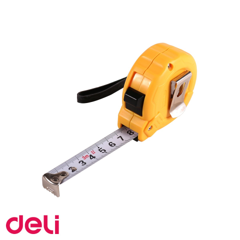Ruleta de otel Deli, 3m x 16mm, carcasa ABS rezistenta la socuri, pentru masuratori de interior si exterior [3]