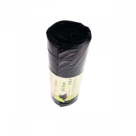 Saci menajeri - Set 10 saci menajeri, 60 l, dimensiuni 60 x 70 cm, negri