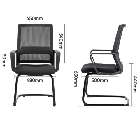 Scaun Birou Ergonom cu Spatar Mesh si Suport Lombar, pentru Birou si Home Office, Ventilatie si Confort Maxim [1]