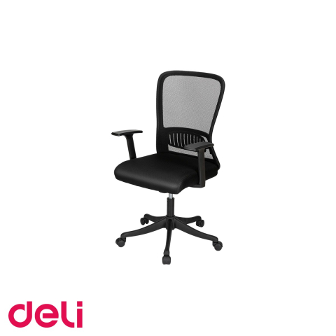 Scaun de birou ergonomic Deli 4523, spatar mesh respirabil, sistem rotire 360°, pentru birou si acasa [3]