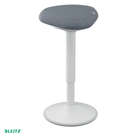 Birou & Ergonomie - Scaun ergonomic Leitz pentru sezut activ, reglabil pneumatic 57-82 cm, gri pastel