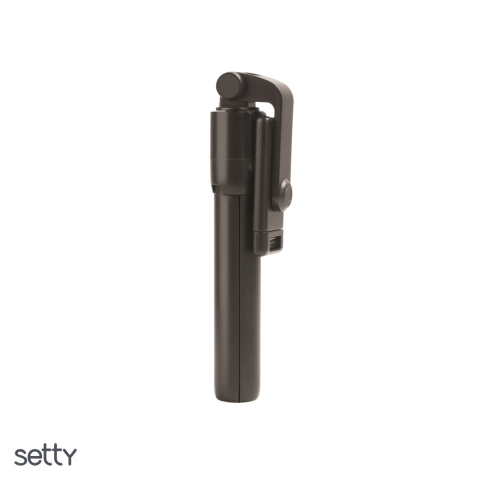 Selfie Stickuri & Stative pentru Smartphone - Selfie stick Setty bluetooth tripod SBST-02 SS-BS-21, tija 67 cm, distanta intre brate 60-95 mm, rotire 360 ​​°, Negru