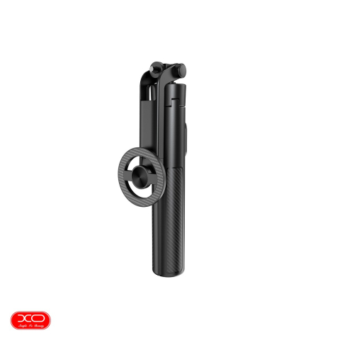 Selfie Stickuri & Stative pentru Smartphone - Selfie stick XO Bluetooth tripod SS30 magnetic, compatibil MagSafe, tija 22.7 - 123 cm, pentru ecrane de la 4.7 la 7 inch, rotire 360 ​​°, Negru