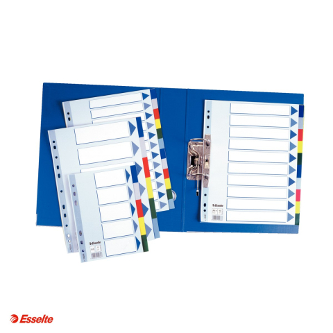 Separatoare Esselte, plastic, A4, 6 taste, pentru arhivare, multicolor [3]