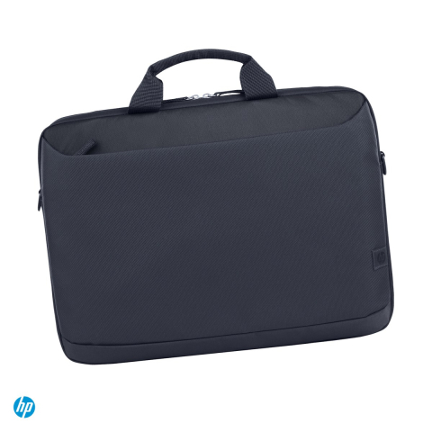 Genti laptop - Servieta laptop HP Everyday 16-inch Laptop Briefcase pentru laptop 16 inch, 12 L, poliester reciclat 600D rezistent la apa, curea de umar detasabila, gri, A08KHUT