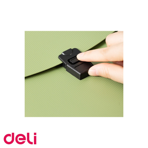 Servieta plastic cu maner Deli, 13 compartimente, pentru transport si organizare documente A4 [4]