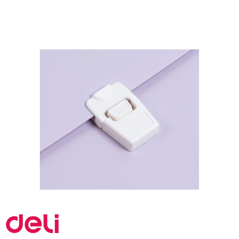 Servieta plastic cu maner Deli Macarons, 13 compartimente, pentru transport si organizare documente A4 [3]