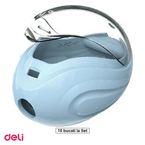 Set 10 ascutitori Deli Container Macarons, din plastic, 48x39x32 mm [0]