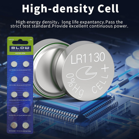 Set 10 Baterii Buton AG10 (L1131, 389, 390, G10) - Alimentare 1.5V pentru Ceasuri, Cantare, Dispozitive Smart Home si Electronice Mici - 83mAh [4]