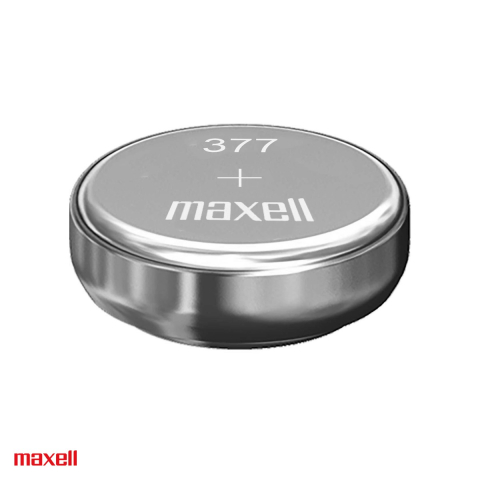 Set 10 baterii ceas Maxell SR626SW 377 AG4, oxid de argint, 1.55 V, 30 mAh, 6.8 x 2.6 mm, 10 blistere [3]