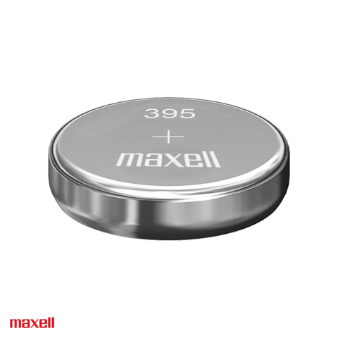Set 10 baterii ceas Maxell SR927SW 395 AG7, oxid de argint, 1.55 V, 55 mAh, 9.5 x 2.73 mm, 10 blistere [3]