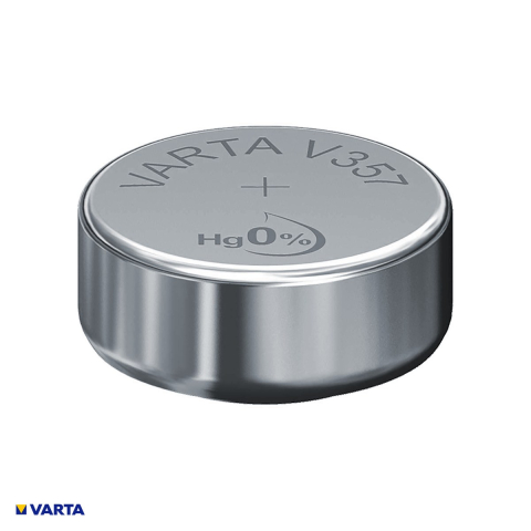 Set 10 baterii ceas VARTA V357 SR44W SR44 AG13, oxid de argint, 1.55 V, 145 mAh, 11.6 x 5.4 mm, 10 blistere [3]