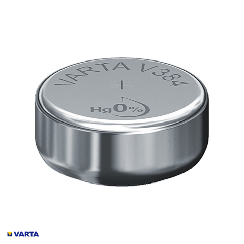 Set 10 baterii ceas VARTA V384 SR41SW SR41 AG3, oxid de argint, 1.55 V, 37 mAh, 7.9 x 3.6 mm, 10 blistere [3]