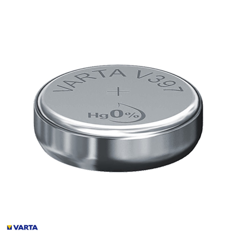 Set 10 baterii ceas VARTA V397 SR726SW SR59 AG2, oxid de argint, 1.55 V, 7.9 x 2.6 mm, 10 blistere [3]