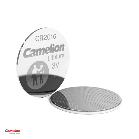 Set 10 baterii litiu Camelion CR2016, litiu - dioxid de mangan, 3 V, 75 mAh, 20 x 1.6 mm, 2 blistere a cate 5 bucati [3]