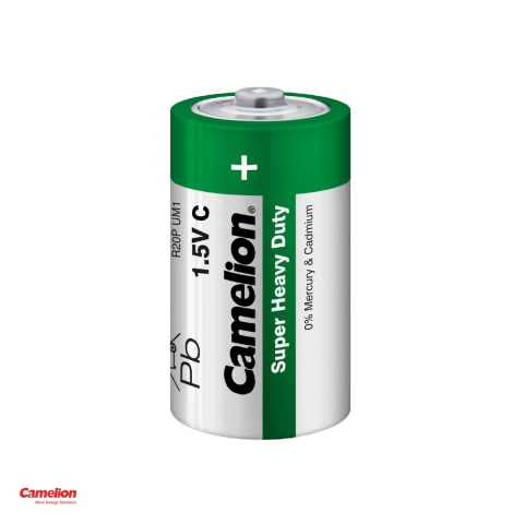 Set 10 baterii zinc carbon Camelion Super Heavy Duty C R14, 1.5 V, 26.2 x 50 mm, 5 blistere a cate 2 bucati [3]
