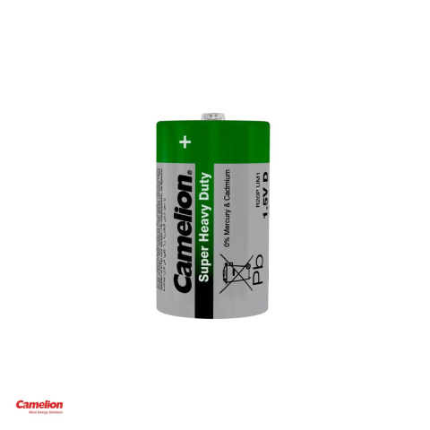 Set 10 baterii zinc carbon Camelion Super Heavy Duty D R20, 1.5 V, 34.2 x 61.5 mm, bulk, 5 pachete a cate 2 bucati [3]