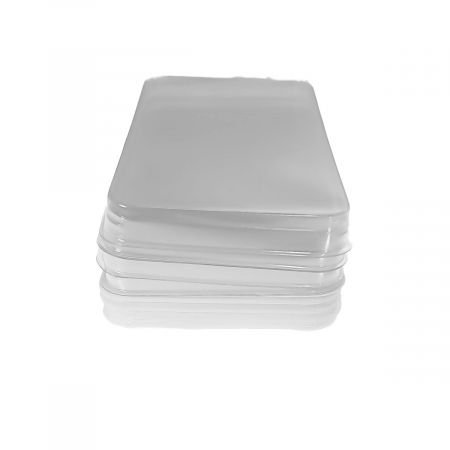 Set 10 blistere pentru ambalare huse smartphone, marime XL, dimensiune 180 (+30) x93 (+10) x 15 mm, alb cu transparent [1]