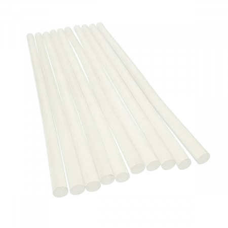Set 10 bucati bare din silicon semitransparent 11mm diametru x 270mm lungime, 23g, pentru pistol de lipit [1]