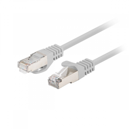 Set 10 cabluri retea-patchcord CAT6 FTP, Lanberg 43615, 2 X RJ45, lungime 1.5m, AWG26, 10Gb/s-250MHz, de legatura retea, ethernet, gri [1]