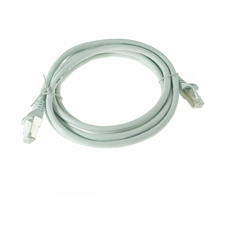 Set 10 cabluri retea-patchcord CAT6 FTP, Lanberg 43616, 2 X RJ45, lungime 2m, AWG26, 10Gb/s-250MHz, de legatura retea, ethernet, gri [2]
