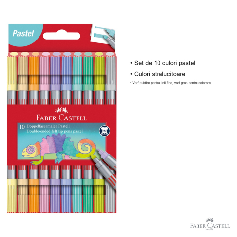 CARIOCA 10 CULORI PASTEL 2 CAPETE FABER-CASTELL [2]