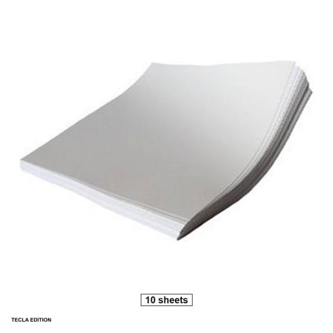 Bricolaj - Set 10 coli hartie de ambalaj offset, format 70 x 100 cm, gramaj 60 g/mp, albe