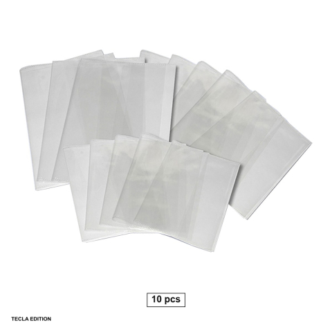 Caiete - Set 10 coperte din plastic, pentru carte scolara, speciala 3, transparent, 485x225 mm