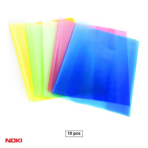 Birotica papetarie - Set 10 coperte NOKI pentru carte A4, din polipropilena, galbene