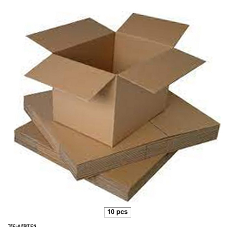 Bricolaj - Set 10 cutii ambalare carton, 350x250x250 mm