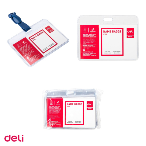 Set 10 ecusoane orizontale flexibile cu Clip Integrat 90x54mm, Suport Usor si Rezistent pentru Carduri, Model 5752 [3]