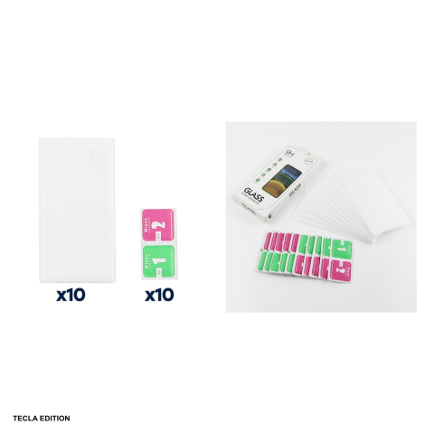Set 10 folii sticla temperata pentru Huawei P30 lite, 2.5D, 0.3 mm, 9H [4]