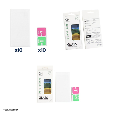 Set 10 folii sticla temperata pentru Samsung Galaxy A14 5G, 2.5D, 0.3 mm, 9H [3]