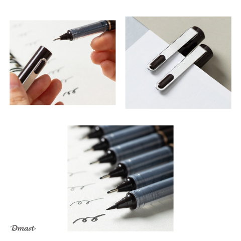 Set 10 linere Dmast by Pebeo, pigment, negru [3]
