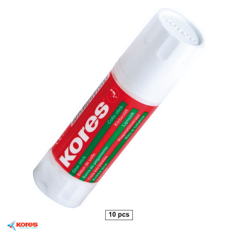 Bricolaj - Set 10 lipiciuri stick Kores 2026, 15 g, cu glicerina, fara solvent