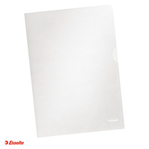 Mape si serviete - Set 10 mape de protectie Esselte, PP, A4, 115 microni, standard, incolor
