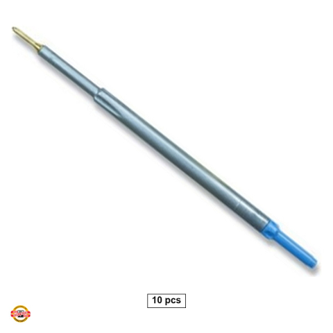 Birotica papetarie - Set 10 mine pix Koh-I-Noor Jumbo din plastic, lungime 106.8 mm, albastre