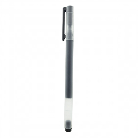 Birotica papetarie - Set 10 pix-uri cu gel negru, Xiaomi Mi High-capacity, varf 0.5mm, cu capac, in cutie