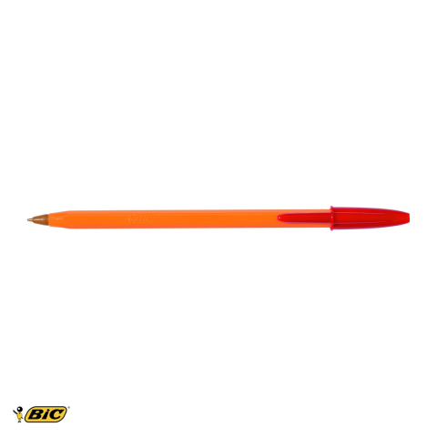 Set 10 pixuri Bic Orange rosii, varf 0.7 mm, unica folosinta [3]