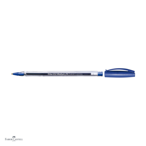 Set 10 pixuri Faber-Castell Trilux 032M Albastre, varf 1mm, 2200m [3]